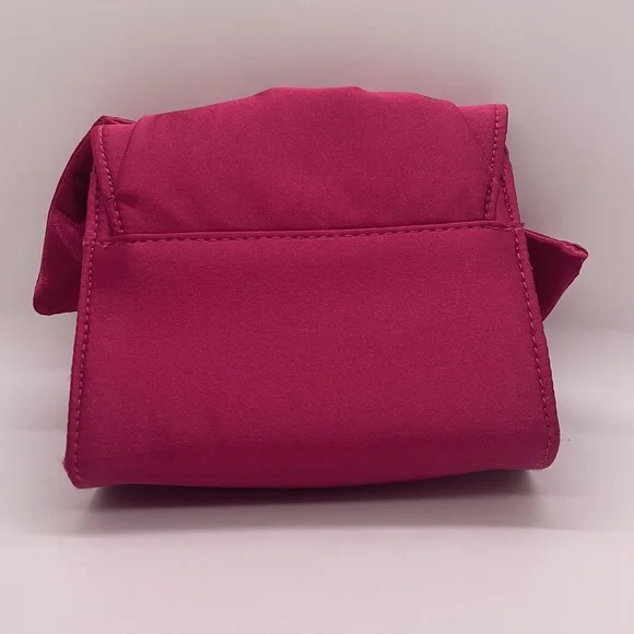 White House/Black Market fuschia mini clutch/wristlet - Picture 2 of 8
